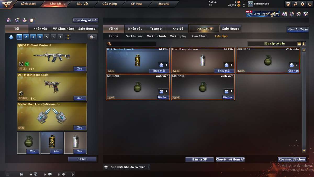 shop acc cf uy tin gia re